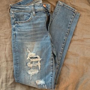 American Eagle faded super stretch jegging